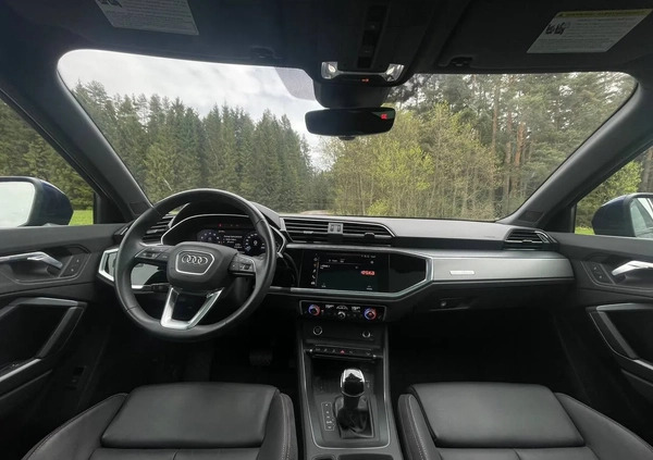 Audi Q3 cena 124999 przebieg: 49000, rok produkcji 2020 z Zakopane małe 106